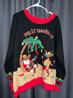 Ugly Christmas Sweater Xmas Size 1X